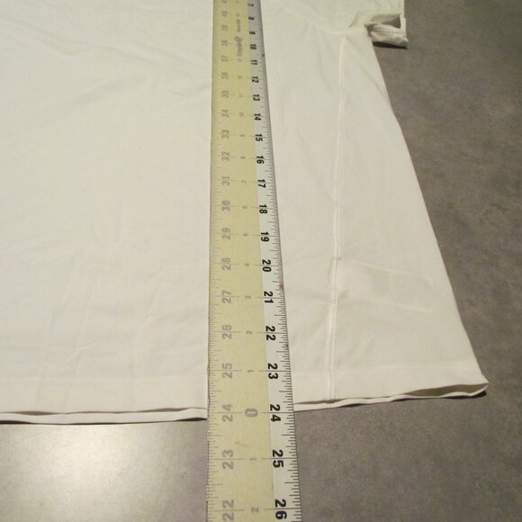Athleta Shirt womens Medium Activewear Workout GYM Shirt White - Picture 2 of 5